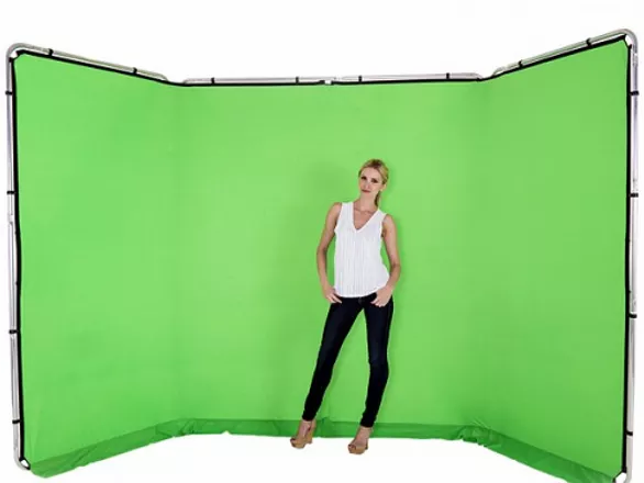 Animation Stand photo fond vert