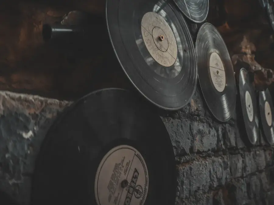 Bar à vinyles : musique et carte de boissons