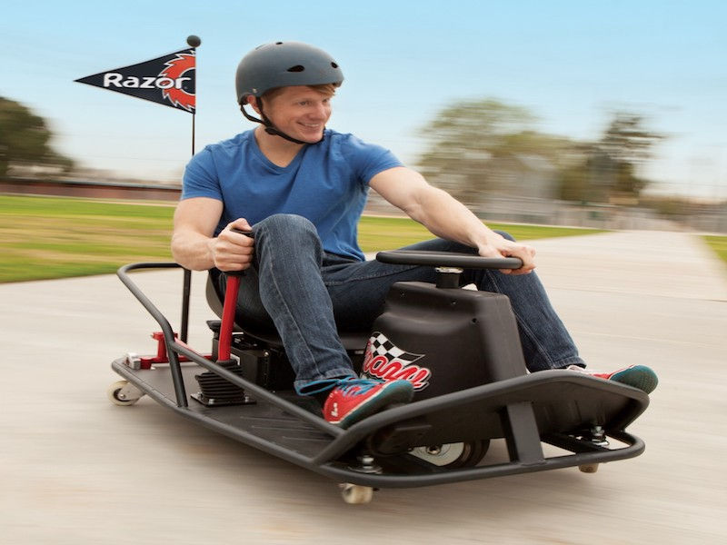 Course d'hoverkart