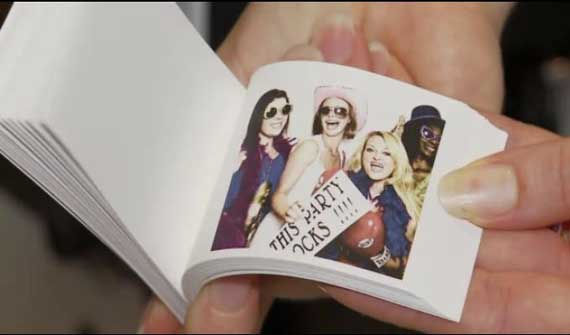 Photobooth flipbook