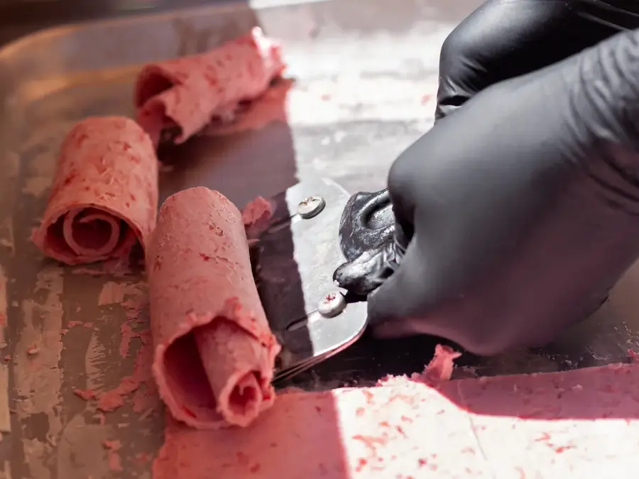 Animations glaces roulées