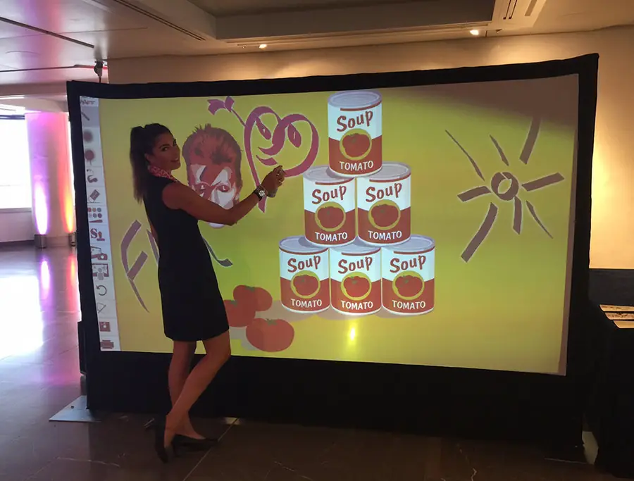 Animation graffiti virtuel