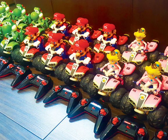 Animation mario kart racer