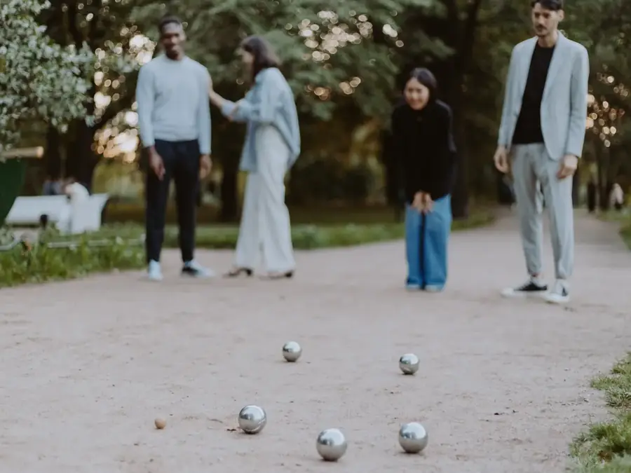 Pétanque : terrain éphémère et tournoi