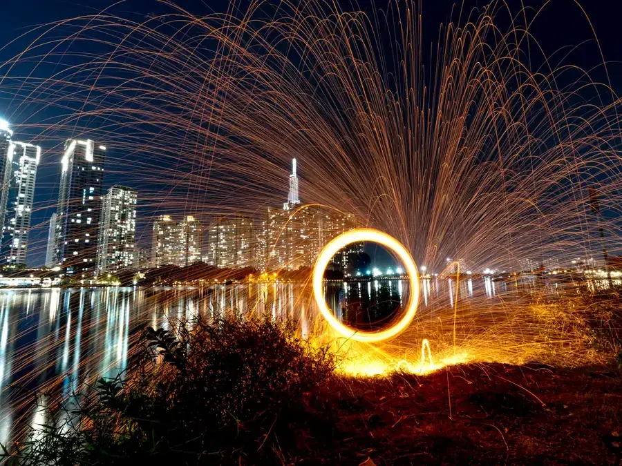 Animation photo "light painting"