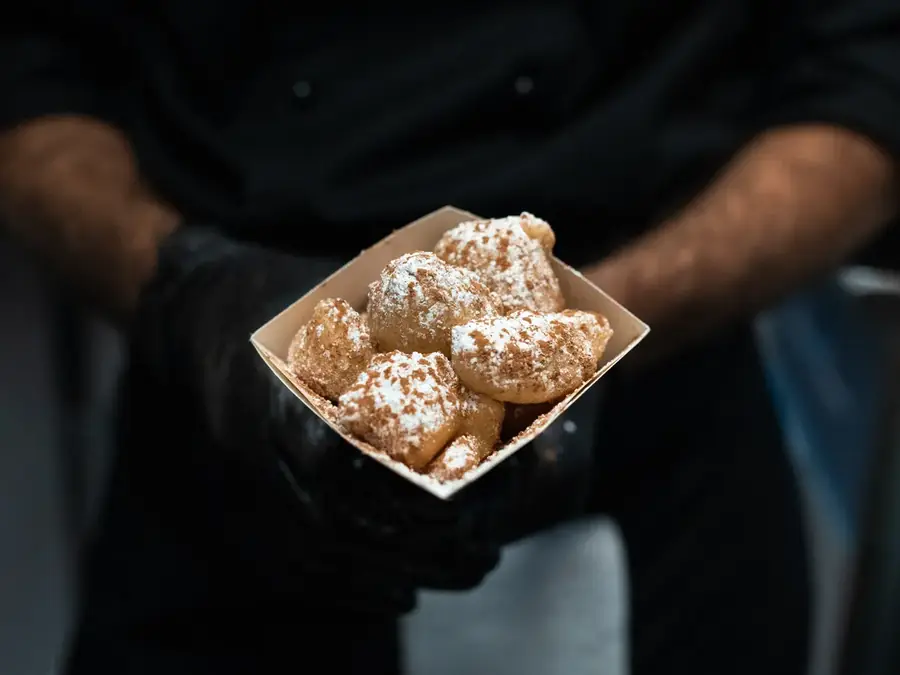 Animation stand à beignets