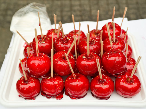 Stand à pommes d'amour
