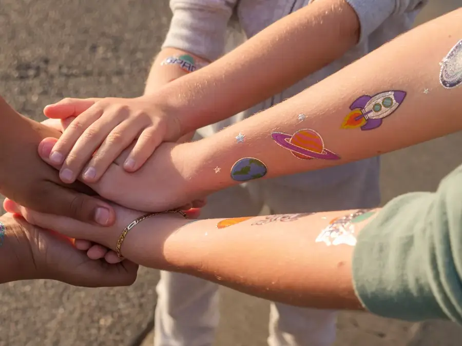 Animation tatouages ephémères