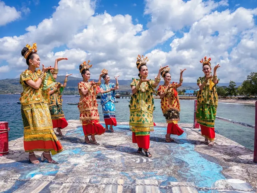 Animation danseuses de l'île maurice