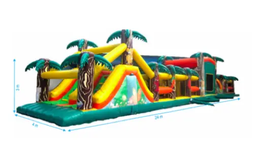 Location parcours gonflable "jungle"