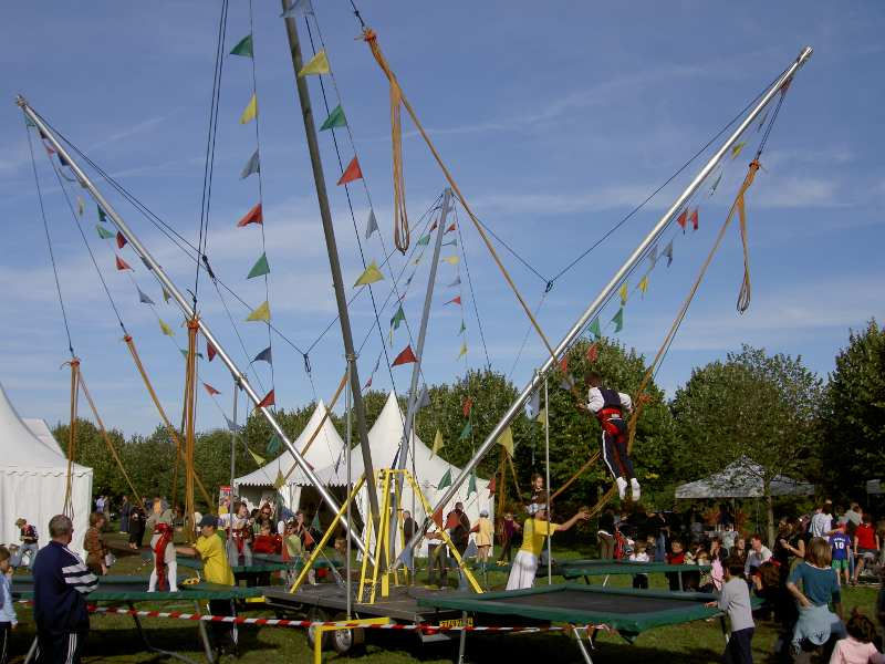 Location trampoline 4 pistes