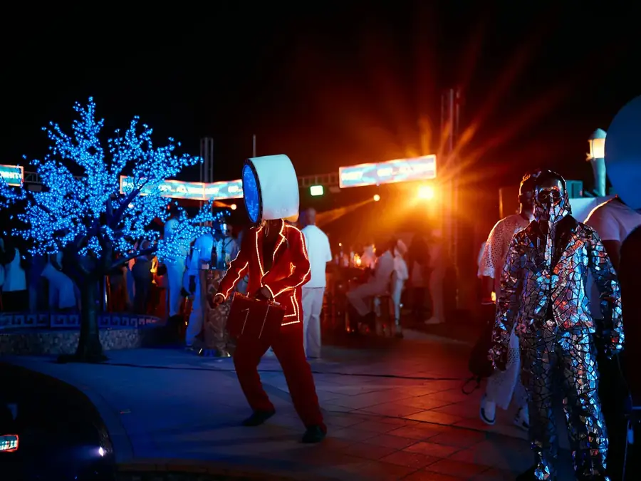 Robot lumineux halloween
